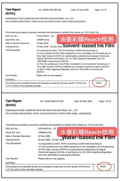 REACH SVHC检测报告